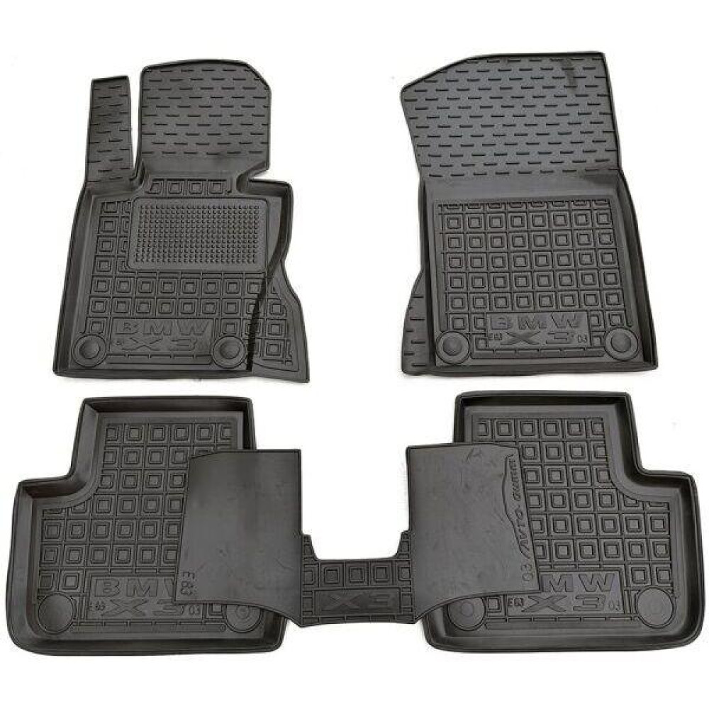 Килимки в салон BMW X3 (E83) 2004-2010 (Avto-Gumm) Автогум Килимки в салон BMW X3 (E83) 2004-2010 (Avto-Gumm) Автогум