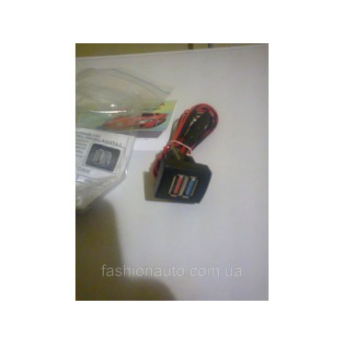 USB зарядний пристрій 2 port для а-м