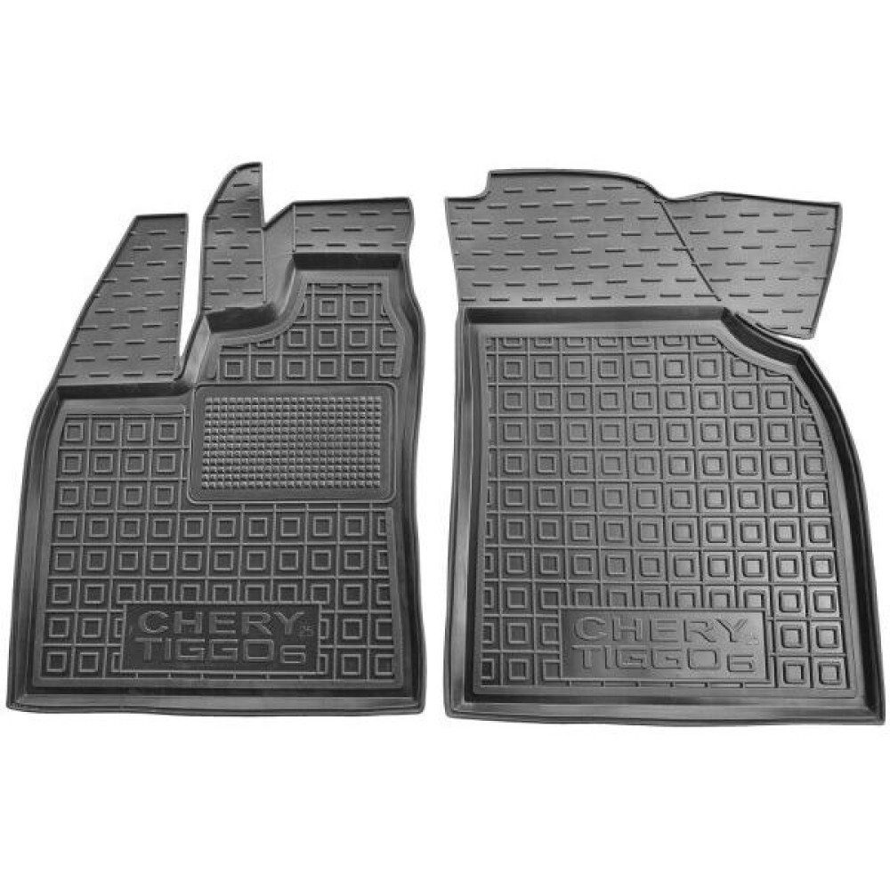Килимки передні Chery Tiggo 6 2025- гумові, чорні (AVTO-Gumm) Килимки передні Chery Tiggo 6 2025- гумові, чорні (AVTO-Gumm)