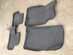 Ева коврики Рено Меган 3 Renault Megan 3 (черные), комплект