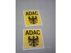 Наклейки  ADAC квадратные