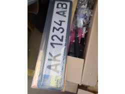 Рамка для номера сетка- черная