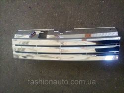 Решетка радиатора ВАЗ 2110-12   широкие полосы хром 