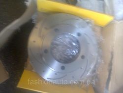 Диски тормозные АТС с насечками и канавками для Нивы ВАЗ 2121-213-214, 2123